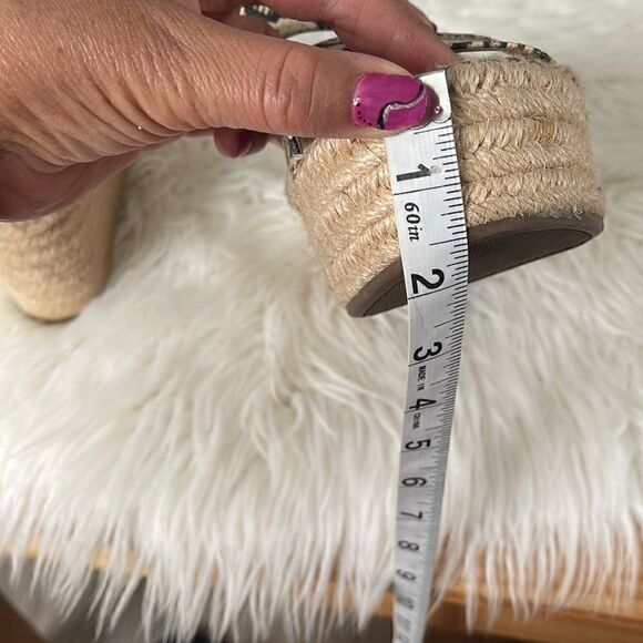 FRANCO SARTO ESPADRILLES SNAKE PRINT SIZE 9 M - Picture 8 of 8